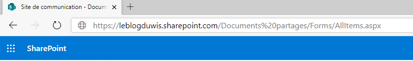 URL Sharepoint