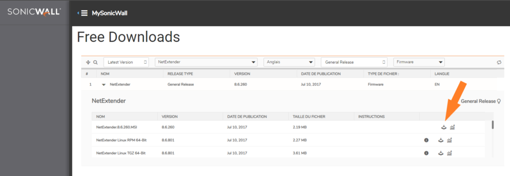 sonicwall netextender or mobile connect