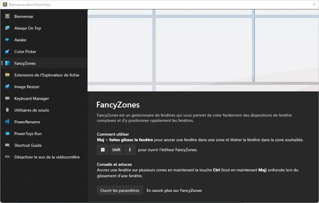 Fancyzones